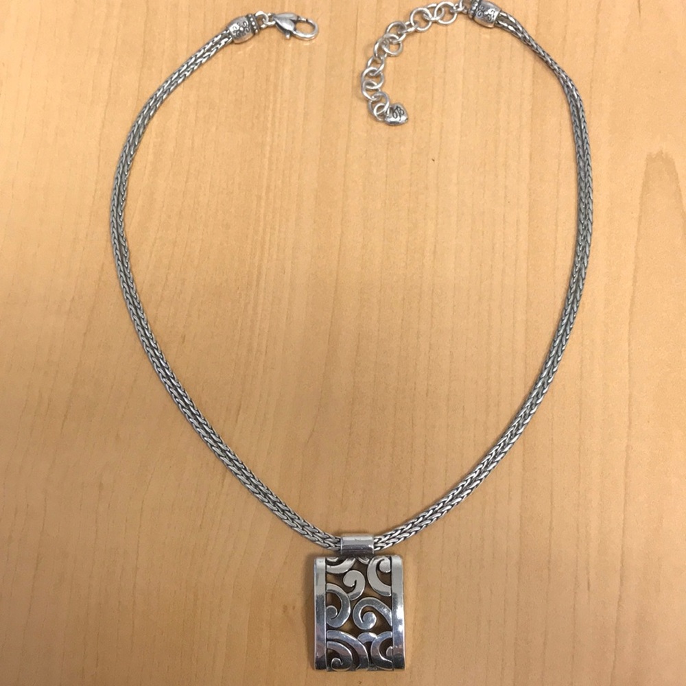 EUC Brighton Deco Lace Necklace 16”-17”